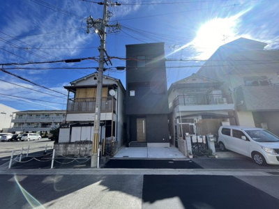 【前面道路含む現地写真】 | 旭小・新築建売・４LDK・泉大津市虫取町2丁目 | 前面道路含む現地写真です