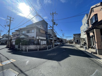 【前面道路含む現地写真】 | 旭小・新築建売・４LDK・泉大津市虫取町2丁目 | 前面道路含む現地写真です