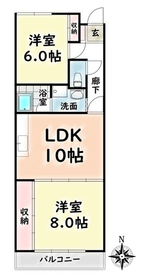 【間取り】 | 浅井ハイツ【名古屋市賃貸・エレベーター】
