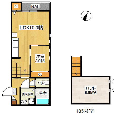 【間取り】 | Grandtic Tong‘s大橋
