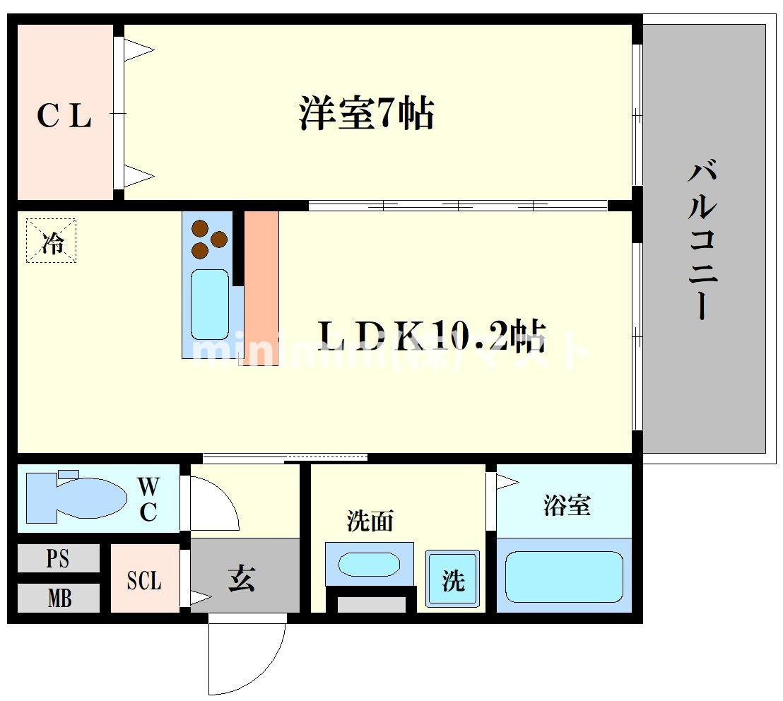 TRICERA Courtの間取り