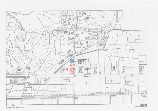 津山市宮尾　売地　112坪の地図