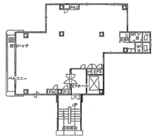 千代田区神田須田町１丁目の事務所の間取り