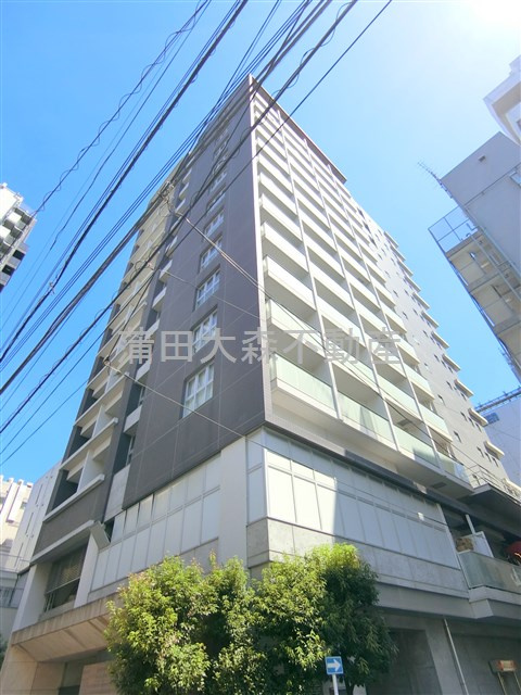 イプセ蒲田@仲介手数料無料の外観|2007年3月築　RC鉄筋コンクリート造地上14階地下1階建て
東京都大田区西蒲田7丁目　JR京浜東北線蒲田駅近徒歩3分