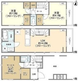 Kolet藤沢本町の間取り|前回募集時の写真です。現況優先。