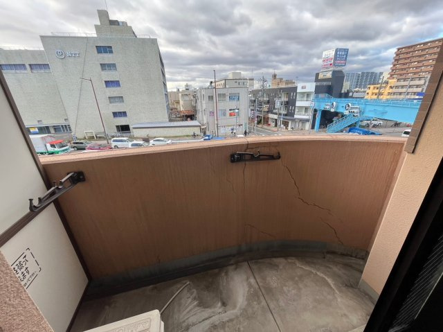リバーイーストクレムリンのバルコニー