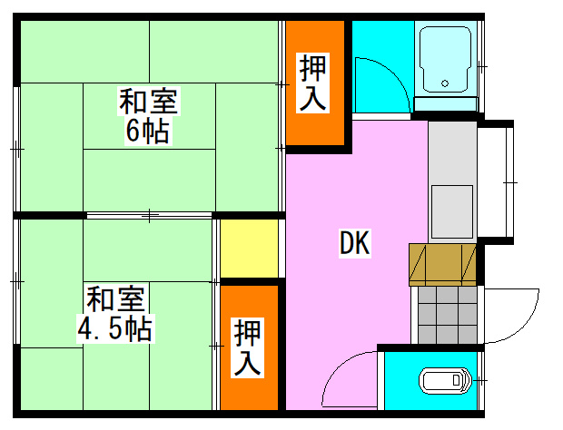 【間取り】 | 第2斉藤荘