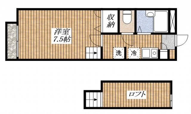 メインシティガーデン 新井壱番館の間取り