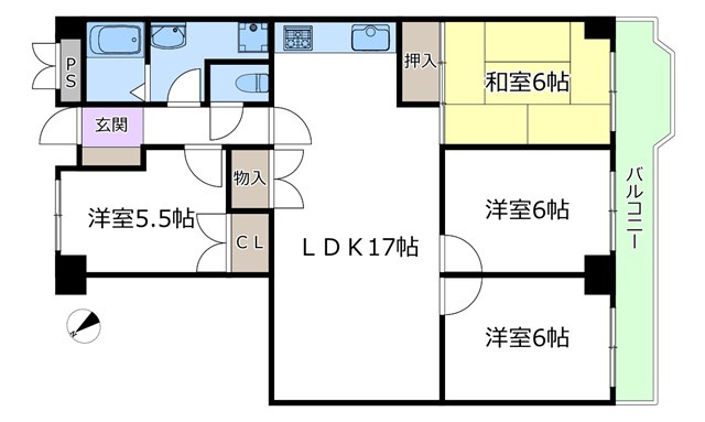 【間取り】 | 青葉丘マンション | エイブルにて取扱い可能な住宅ローンは、全部で10種類以上！お客様にピッタリの住宅ローンを当社のFPよりご案内させて頂きます。住宅ローンのご相談だけでも、お気軽にご相談下さいませ。