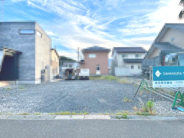 敦賀市古田刈77坪売地の外観
