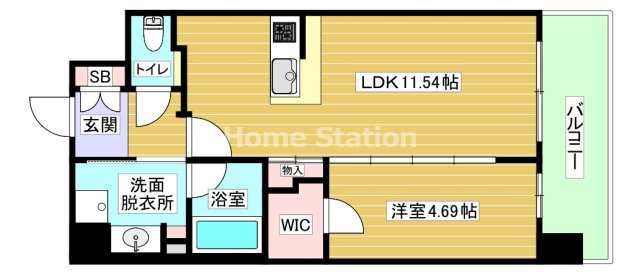 【間取り】 | CASA REGULUS FUKUSHIMA NODA