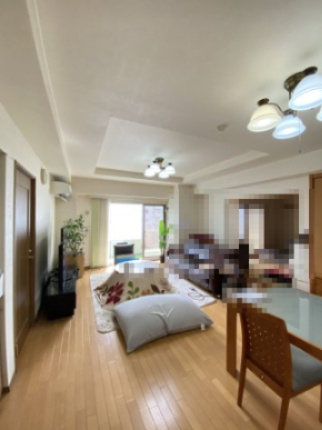 AcityヒルズアリーナⅢ番館の居間・リビング|ＬＤ　15.5帖