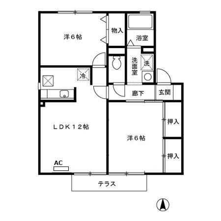 ウィルコート志比田の間取り