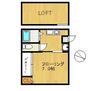 【間取り】 | セントラルコート天神Ⅱ