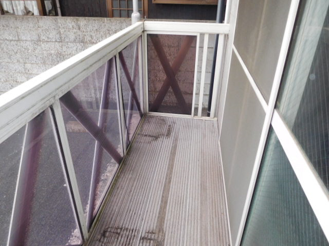 メイプルコート玉手のバルコニー