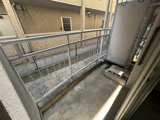 寿ハイツのバルコニー