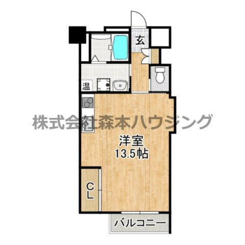 【間取り】 | 　ブランリス古川橋