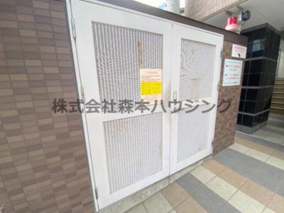 【セキュリティ】 | 　ブランリス古川橋 | 防犯カメラで安心です