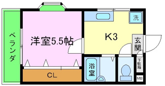 【間取り】 | ジョイフル桂