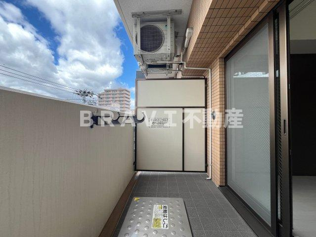 luxe緑橋のバルコニー|落ち着いた時間を過ごせるバルコニーです