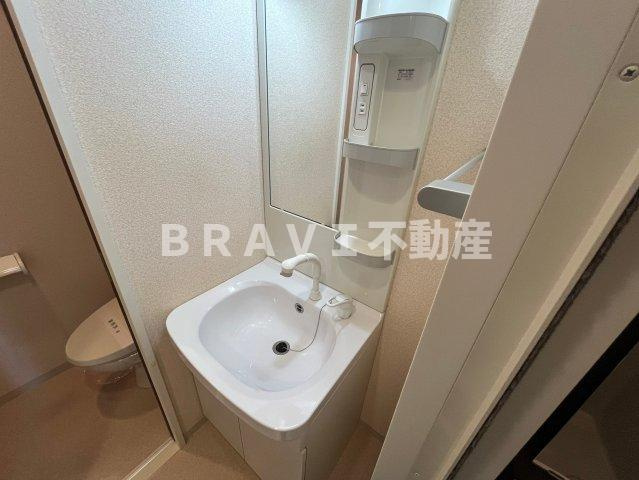 luxe緑橋の洗面所|広い洗面スペース