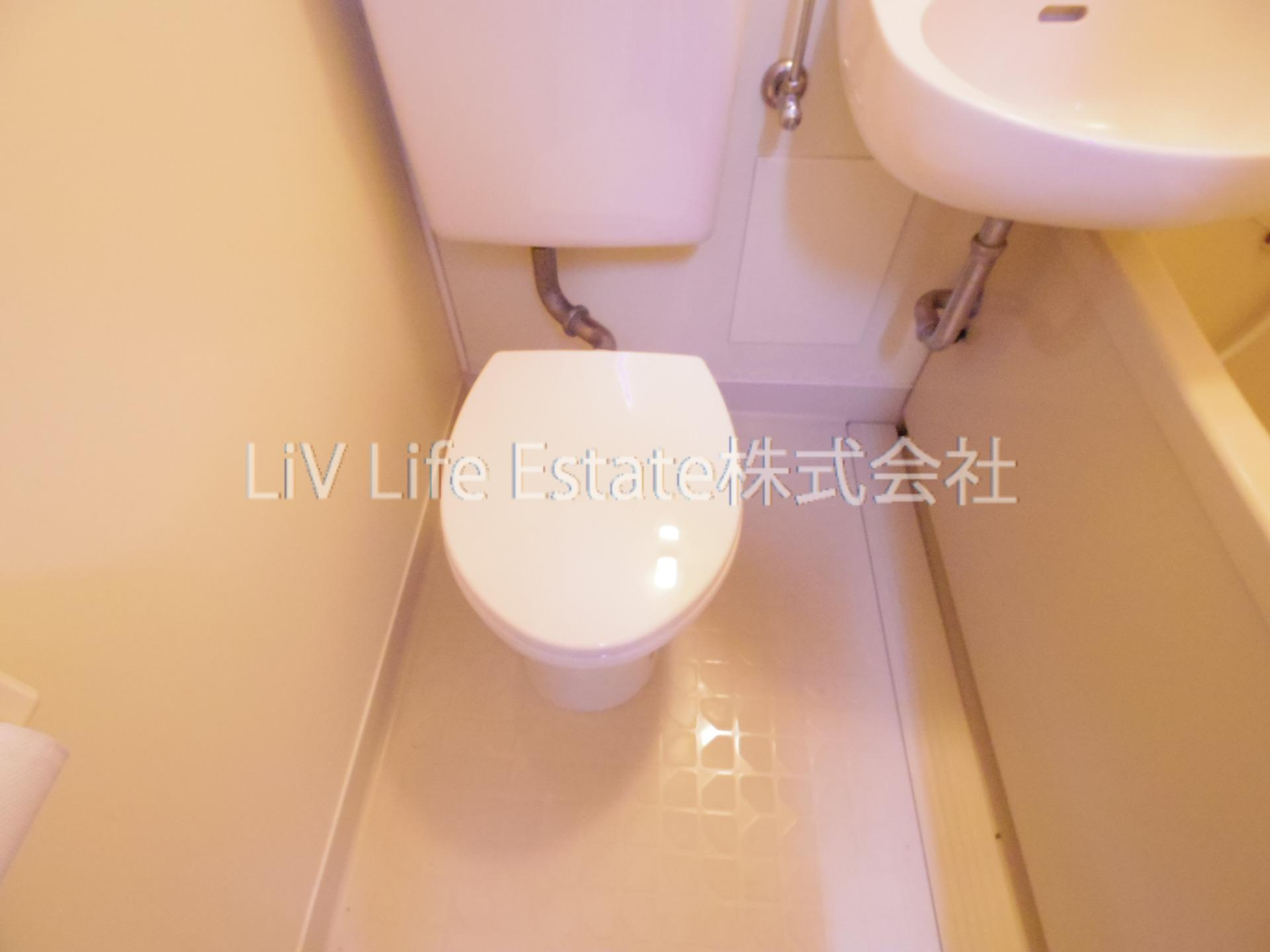 小平市天神町２丁目のアパートのトイレ