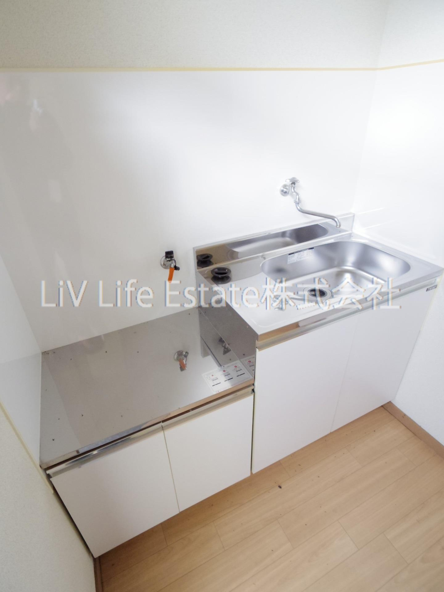 小平市天神町２丁目のアパートのキッチン