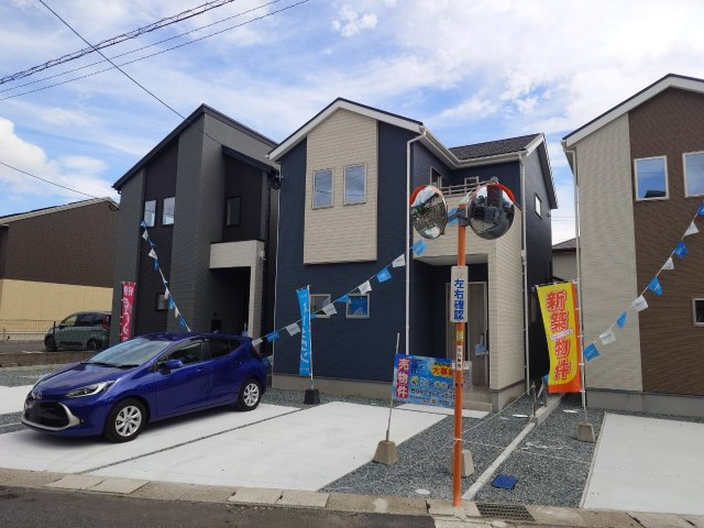 ーBloomーブルームー小倉南区沼本町1丁目1期　【小倉南区　新築戸建て】の外観|シンプルモダンで飽きのこないデザイン【小倉南区　新築戸建て】