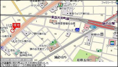 【地図】 | エクセリア旗の台
