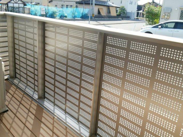 グランディフローラのバルコニー