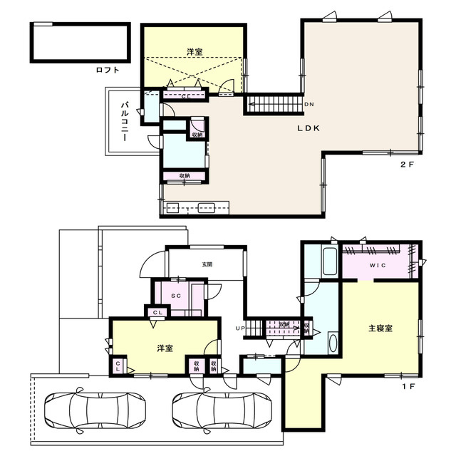 岩園町　中古戸建の間取り|3LDK、土地面積250.99m2、建物面積175.69m2 