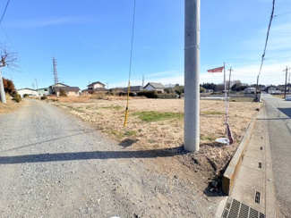 【外観】 | 坂戸市石井　建築条件なし売地　東武東上線『北坂戸駅』バス10分　【勝呂小学区】