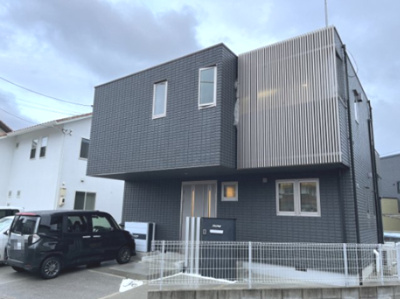 【外観】 | 東広島市八本松飯田5丁目 | お洒落なモノトーンな外観です