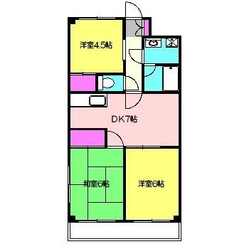 美しが丘マンションの間取り
