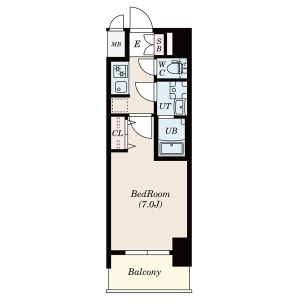 S-RESIDENCE茶屋ヶ坂の間取り