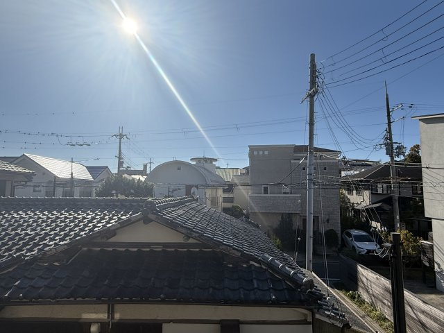 西宮市久出ヶ谷町　土地の展望|2階東の部屋から南に向けて撮影