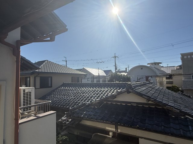 西宮市久出ヶ谷町　土地の展望|2階東の部屋から南西に向けて撮影