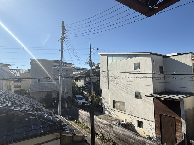 西宮市久出ヶ谷町　土地の展望|2階東の部屋から南東に向けて撮影