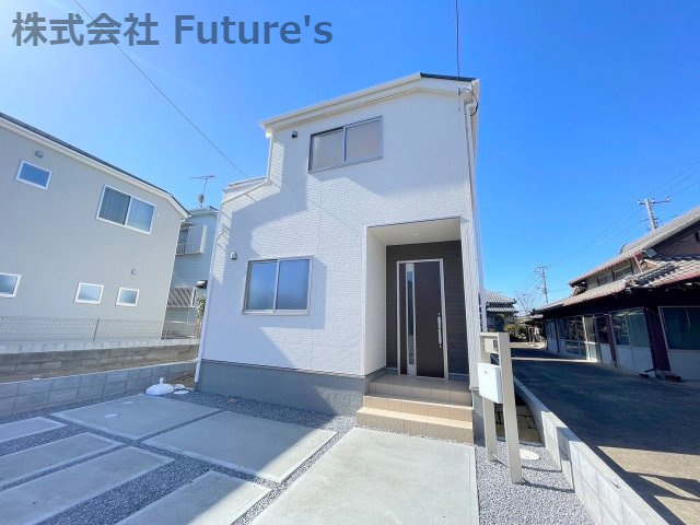 三郷市番匠免1丁目　新築戸建　全2棟　1号棟の外観|三郷市番匠免1丁目・閑静な住宅街に佇む全2棟！