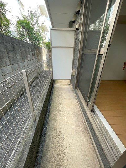リブレリア習志野のバルコニー