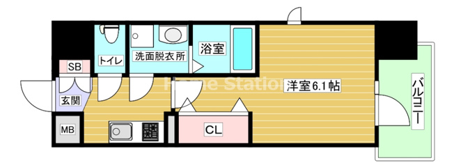 【間取り】 | ワールドアイ梅田WEST