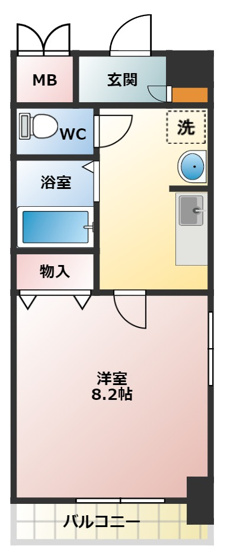 【間取り】 | 聖和マンション弐番館
