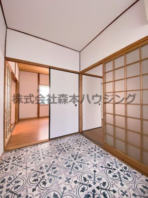 【居間・リビング】 | 　北岸和田貸家 | こちらのキッチンスペースでお料理の時間をお楽しみください