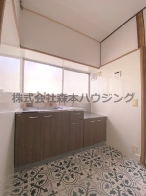 【キッチン】 | 　北岸和田貸家 | 使いやすいキッチンです