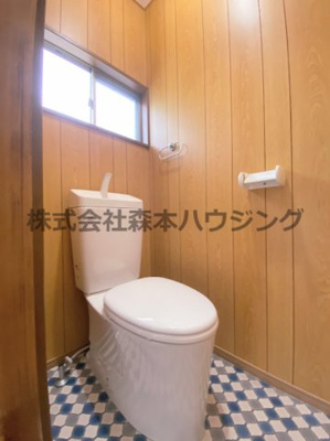 【トイレ】 | 　北岸和田貸家 | トイレもきれいです