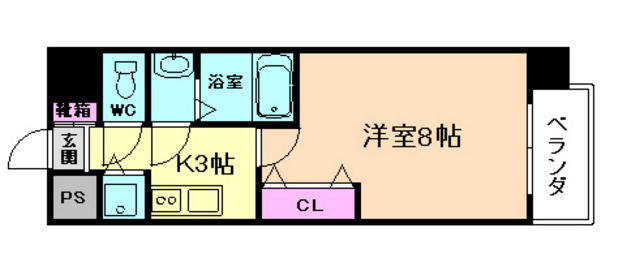 【間取り】 | ルミエール野田阪神 本館