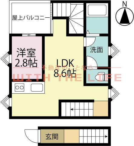 k-ideal八女【キャッシュバック対象物件】の間取り