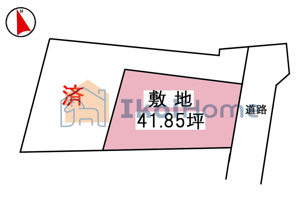 明石市大久保町高丘6丁目　土地の土地図|●資料・カタログのご請求無料●現地見学可能●高丘西小学校までは徒歩７分、高丘中学校までは徒歩6分となっています。近いのでお子様も通学しやすく安心です。