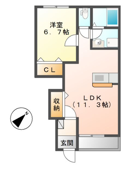 【間取り】 | 秋桜　弐番館