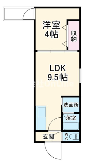 【間取り】 | Muses花園本町